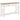 Maisy - Rectangular Wooden Sofa Table With Shelf - Brown And White
