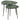 Tobias - 2 Piece Triangular Marble Top Nesting Table - Green And Black