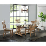 Lakeview Marble Standard Height Rectangular Dining Table White - image 4 of 4