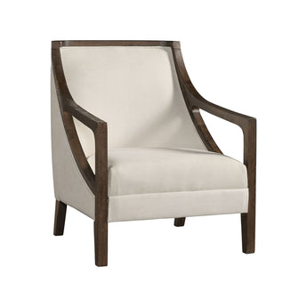Hopkins - Silla decorativa con estructura marrón