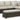 Brook Ranch - Brown - Sofa Sectional, Bench With Cushion (Set of 3)