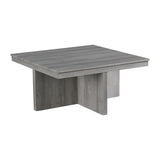 Uster 2 Piece Occasional Set (Coffee Table And End Table) Light Gray - detail