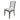 Pure Modern Dining - Silla con respaldo de escalera (juego de 2) - Piedra lunar