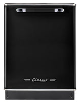 Classic Retro 24" Dishwasher, Midnight Black - UGP-24CRDWB