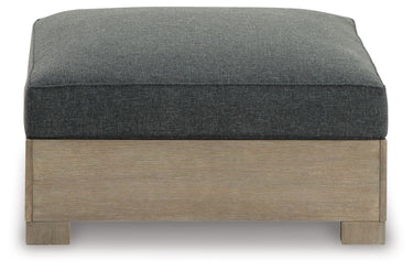 Citrine Park - Ottoman With Cushion - Brown