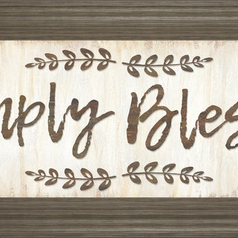 18x42 Simply Blessed By Annie Lapoint - Beige