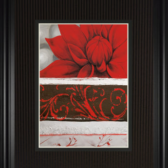 Sumptuous Red By Jasmin Zara Copley - Framed Print Wall Art - Red