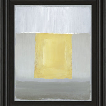 Halflight Il By Caroline Gold - Framed Print Wall Art - Yellow