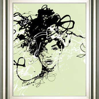 Star Il By Oksana Leadbitter - Wall Art - Green