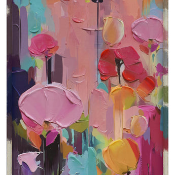 Blossom Radiance - 24" x 40" Framed Wall Art - Pink