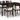 Mallenette - Merlot - Dining Room Table Set (Set of 5)