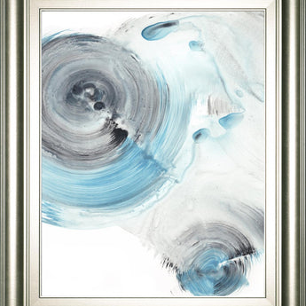 22x26 Ripple Effect III By Ethan Harper - Light Blue