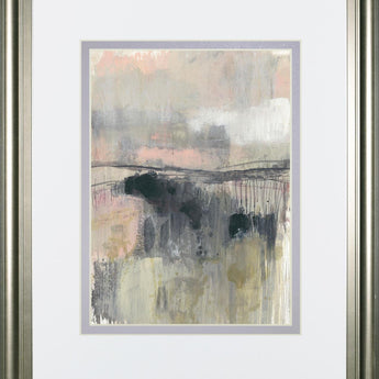 34x40 Blush Horizon II By Jennifer Goldberger - Dark Gray