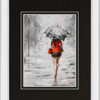 City in the Rain II By Jolanta Kowalik - Gray