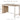 Mesa de centro rectangular con espacio de almacenamiento Skempton - Blanco