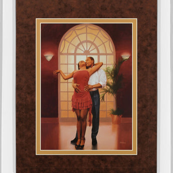 Heavenly Arch By Delancy - Mirror Framed Print Wall Art - Red