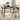 2 Piece Home Office Desk And Chair Set - Gray / Walnut Brown