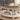 Realyn - Oval Cocktail Table - White / Brown