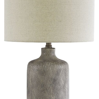 Linus - Ceramic Table Lamp  - Antique Black
