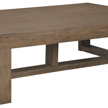 Cariton - Rectangular Cocktail Table - Gray