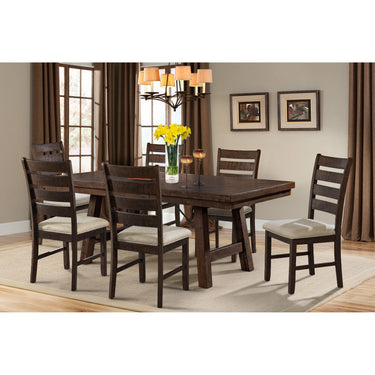 Jax - Ladder Back Side Chair (Set of 2) - Smokey Walnut