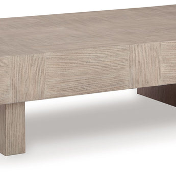 Jorlaina - Rectangular Cocktail Table - Light Grayish Brown