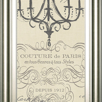 French Courture Panel II By Emily Adams - Beige