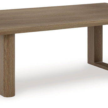 Serene Bay - Mesa de cóctel rectangular - Marrón oscuro