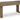 Serene Bay - Dark Brown - Rectangular Cocktail Table