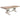 Americana Modern Dining - Mesa de caballete extensible con 8 sillas tapizadas - Marrón claro