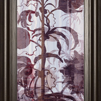 Climbers I By James Burghardt - Framed Print Wall Art - Purple