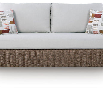 Double Point - Loveseat, Swivel Chairs Set (Set of 3) - Beige