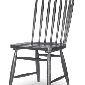 Vintage Market - Windsor Side Chair With Tapered Spindles (Set of 2) - Kettle Black