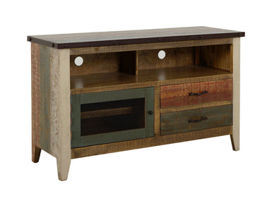 Antique TV Stand with Drawers - image 4 of 12