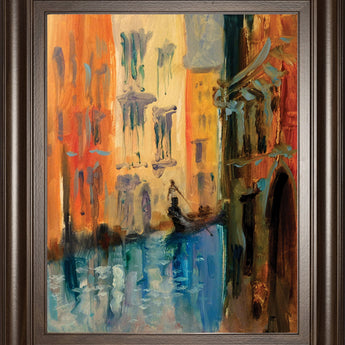 Venice I By Anne Farrall Doyle - Framed Print Wall Art - Light Brown