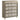 Lorient - 5-Drawer LED Chest Of Drawers - Ivory And Camel