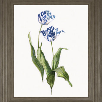 22x26 Lively Botanical II By Sally Swatland - White