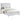 Marielle - California King Headboard Panel Bed - Distressed White