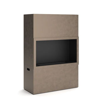 Midnight Mountain - Freestanding Fireplace - Light Brown