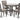 Wrenning - Dining Room Table Set (Set of 5) - Gray