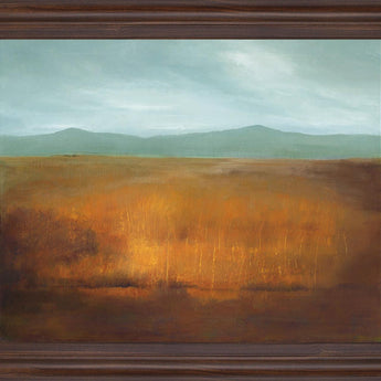 Golden Prairie - 28" x 34" Framed Wall Art - Light Brown