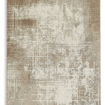 Grifflain - 5' x 7' Rug - Tan / Brown / Gray
