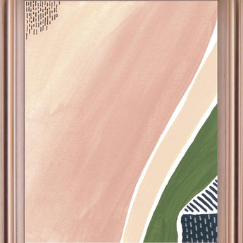 Simple Marks Ii By Regina Moore 28 x 34 - Pink