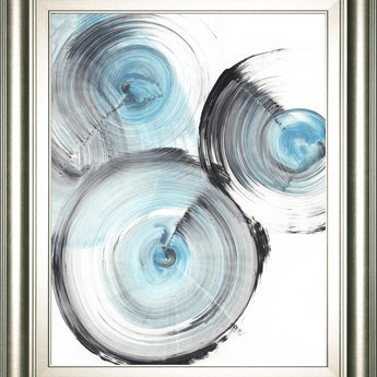 22x26 Ripple Effect II By Ethan Harper - Light Blue