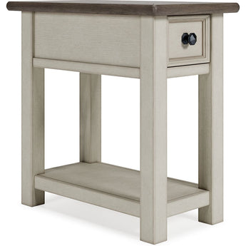 Bolanburg - Chair Side End Table - White / Brown / Beige
