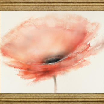 Coral Mist - 28" x 34" Framed Wall Art - Pink