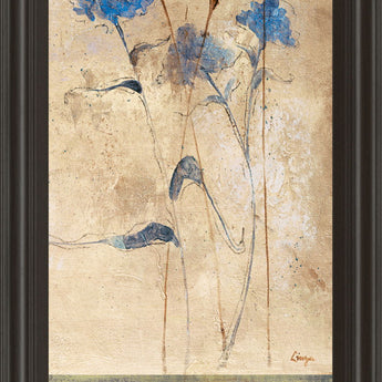 Kimono Il By Loretta Linza - Framed Print Wall Art - Beige