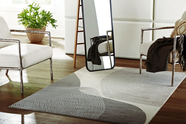 Winderburg - 8' x 10' Rug - Gray / Ivory