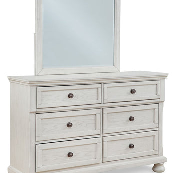 Robbinsdale - Dresser, Mirror - Youth - Antique White