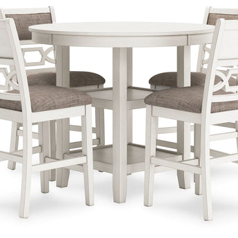 Erinberg - Dining Room Counter Table Set (Set of 5) - Antique White